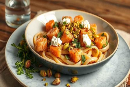 Pasta con salmone e pistacchi: un primo piatto irresistibile da provare