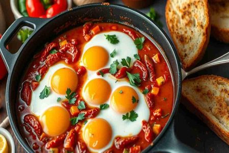 Scopri la magia della shakshuka: uova al sugo speziato dalla tradizione maghrebina