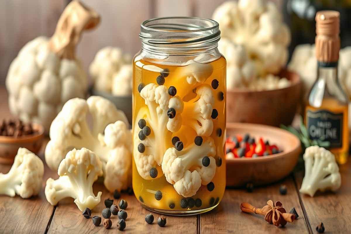 Cavolfiore sott'olio: scopri la ricetta facile per una conserva invernale deliziosa