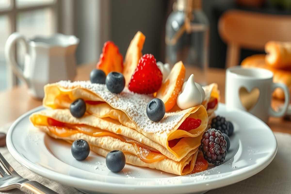 Crêpes leggere e versatili: scopri la ricetta senza latte per ogni occasione