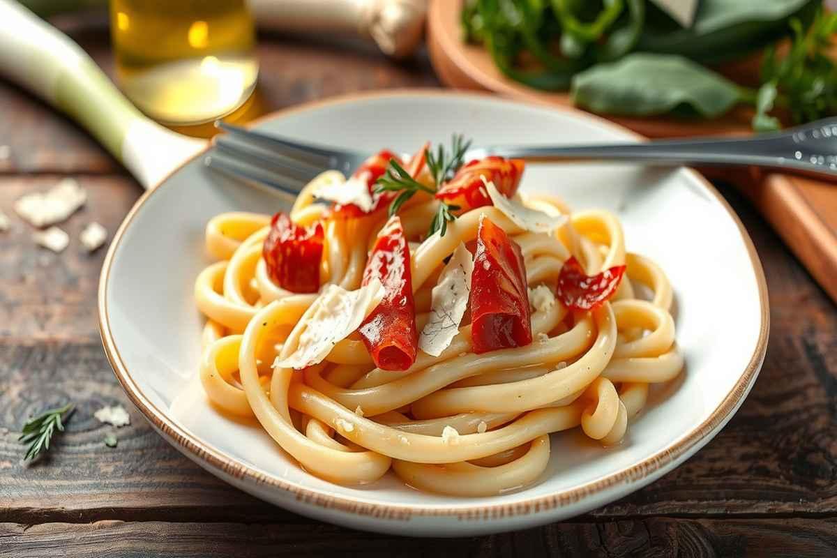 Pasta con porri: un primo piatto sorprendente e raffinato da provare