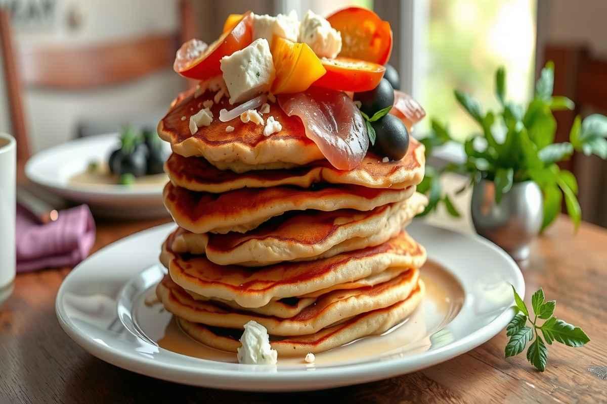 Scopri come preparare pancakes salati soffici e irresistibili