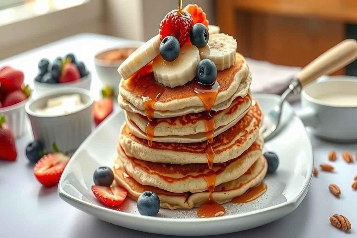 Scopri la ricetta dei pancakes proteici per una colazione sana e gustosa