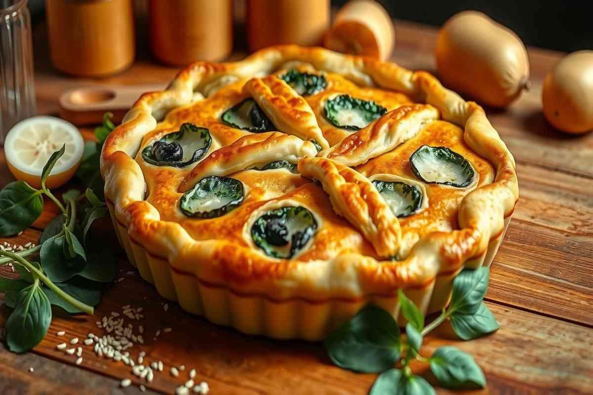 Scopri la ricetta della torta salata spinaci e patate: un rustico irresistibile e filante