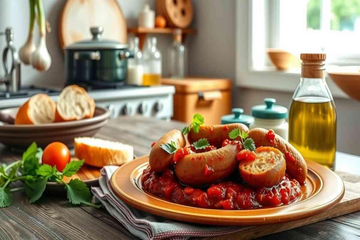 Scopri la ricetta irresistibile della salsiccia al sugo, un secondo piatto da non perdere!