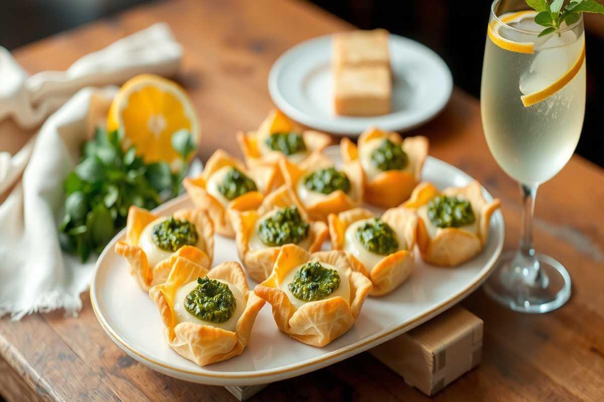 Rustici con scamorza e pesto: il segreto per un aperitivo irresistibile!