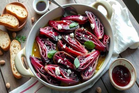 Scopri come preparare un contorno sfizioso con il radicchio al forno