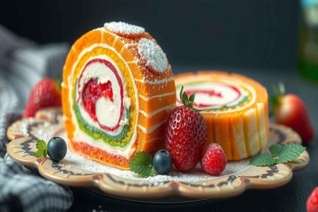 Scopri il rotolo arcobaleno: la ricetta del dolce spettacolare per il Carnevale