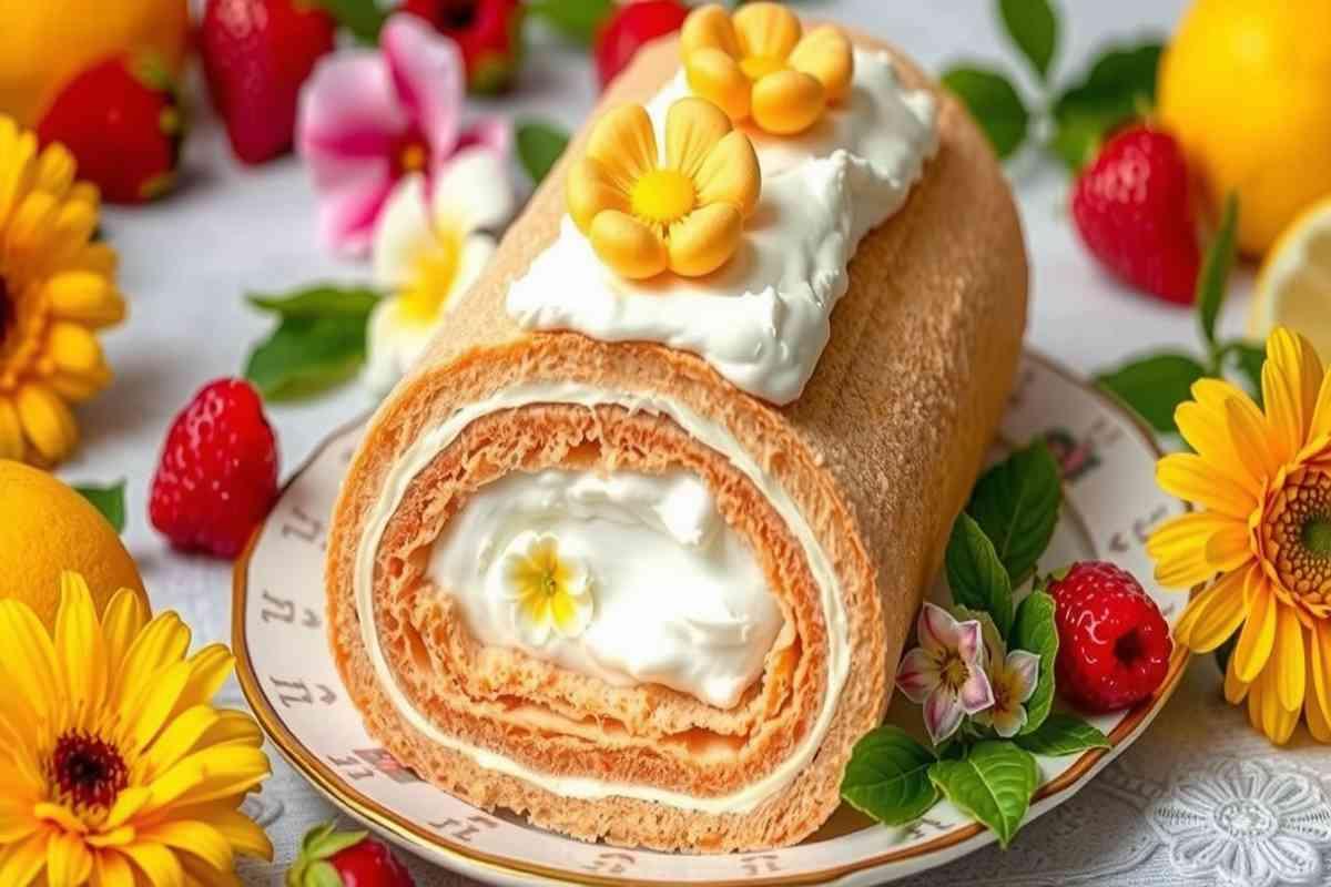 Scopri il rotolo mimosa: un dessert irresistibile per concludere in bellezza il tuo pasto