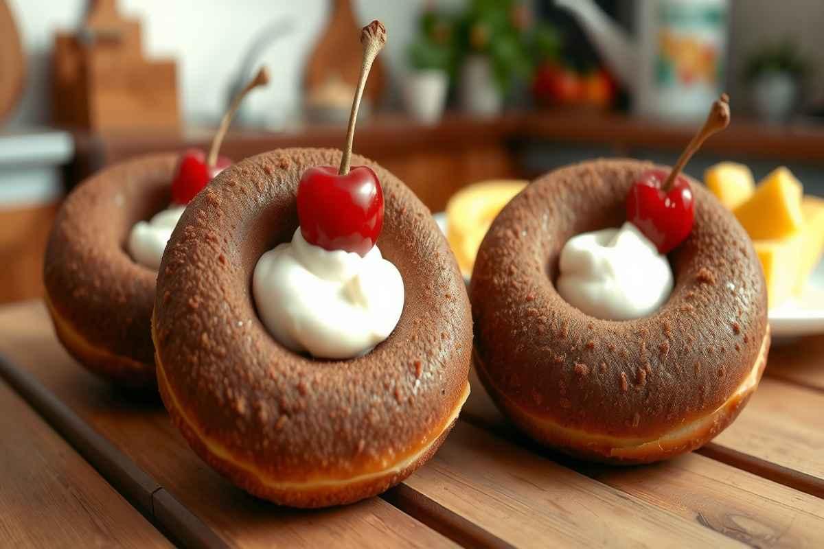 Scopri la deliziosa variante al forno delle zeppole di San Giuseppe al cacao