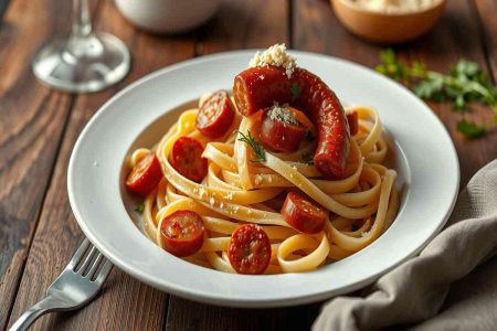 Tagliolini con carciofi e salsiccia: un'esplosione di sapori da provare